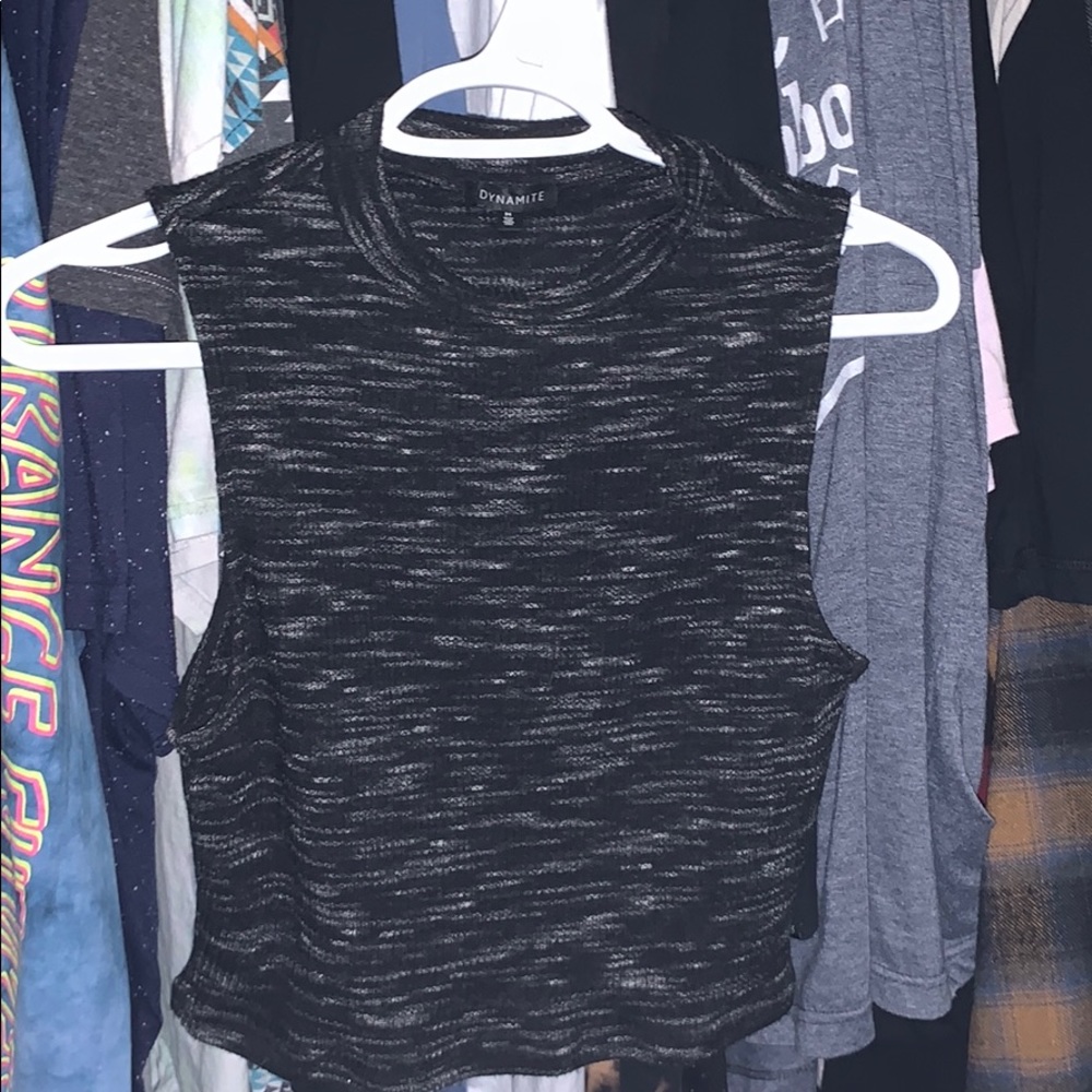 DYNAMITE Mock neck top